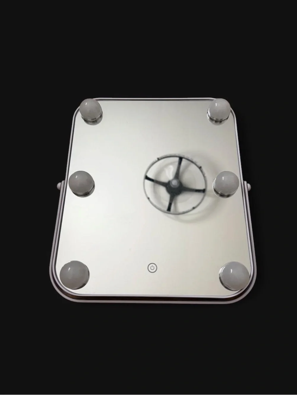 Tiny vanity mirror with lights